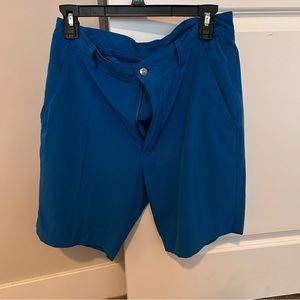 Footjoy golf shorts, blue, size 32
